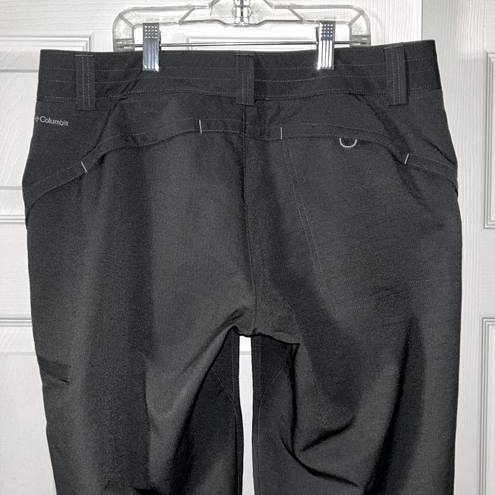 Columbia Gray Omni-Shade Sun Protection Packable Hiking Outdoor Capri. Size 10 - Picture 4 of 10